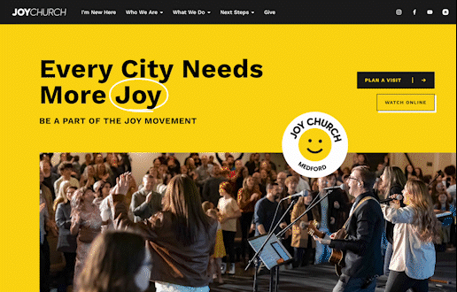 Joy Church Medford project work