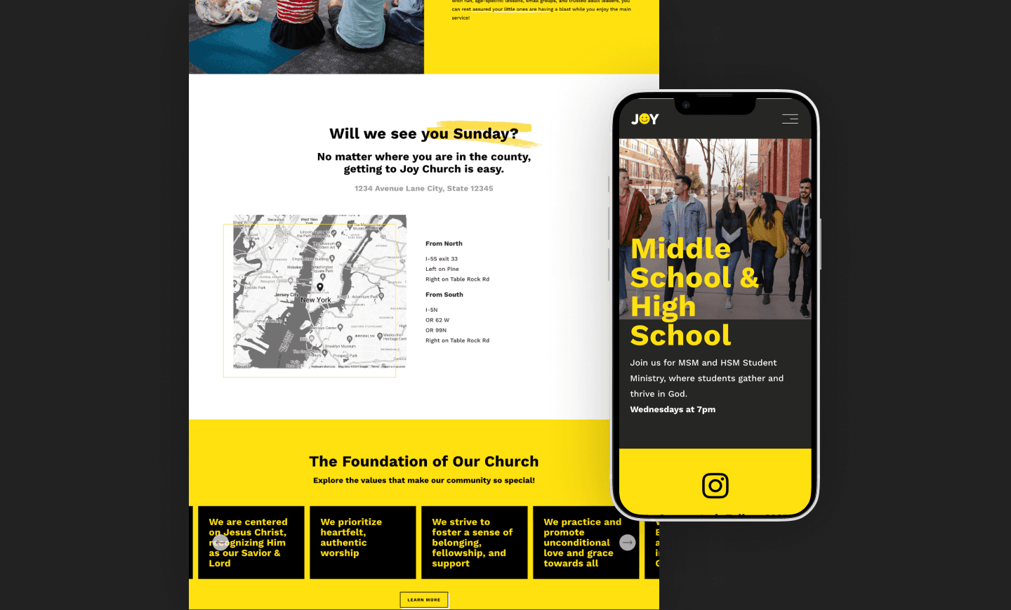 Joy Church Medford project work