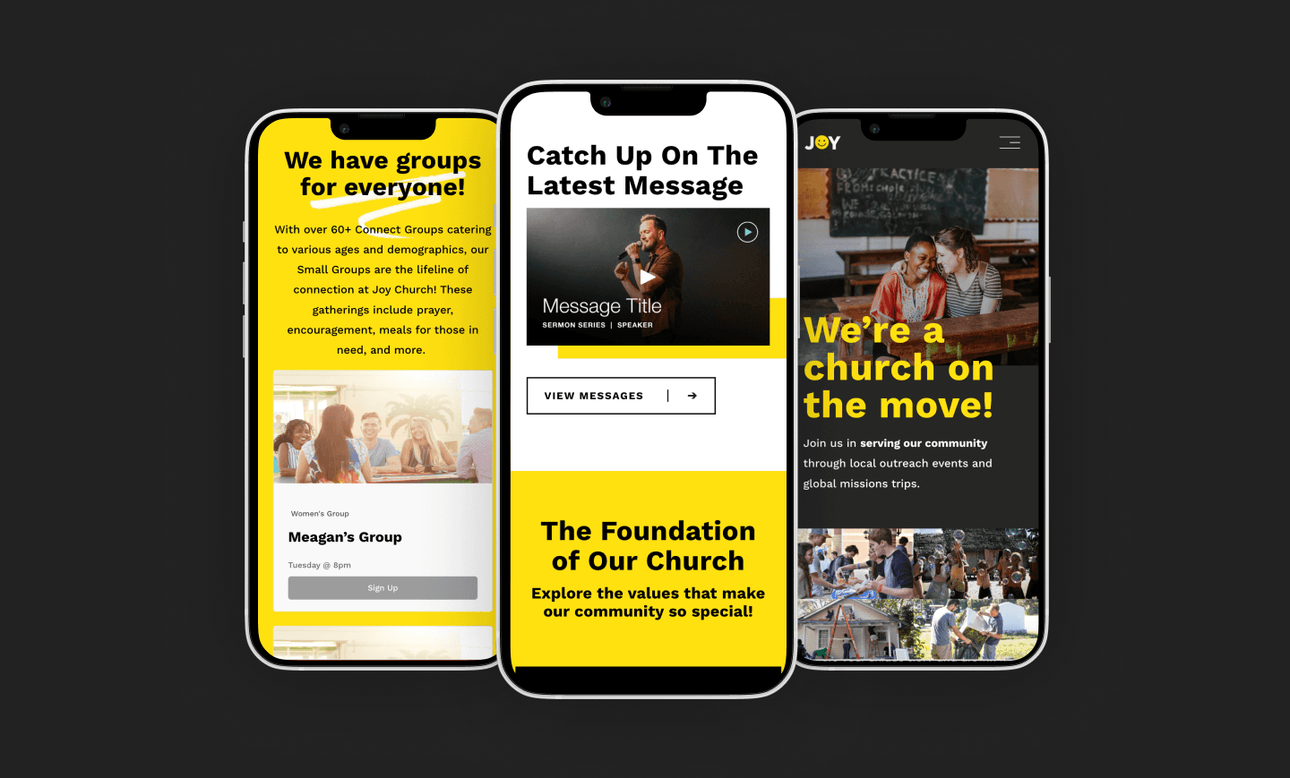 Joy Church Medford project work