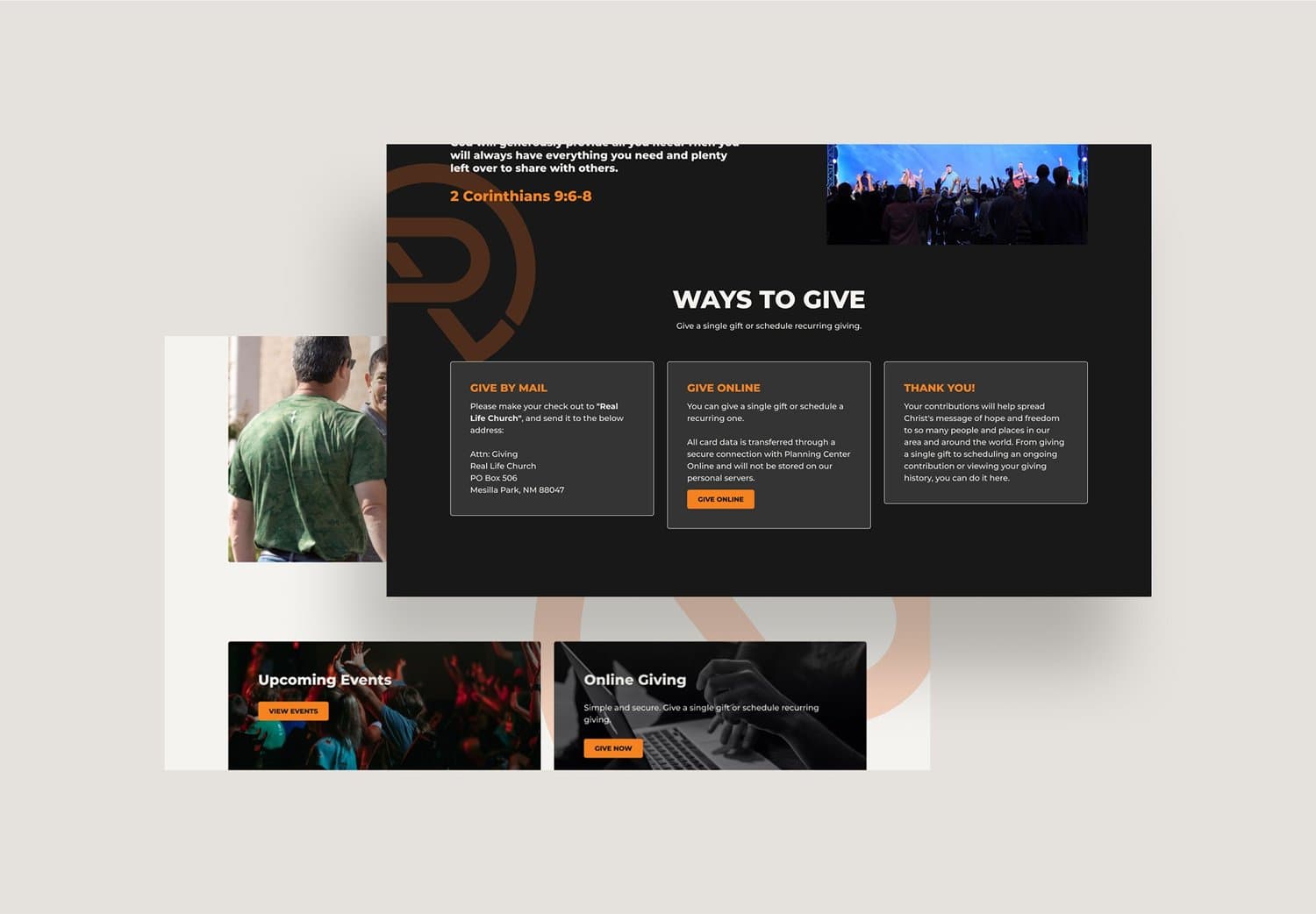Real Life Church project work