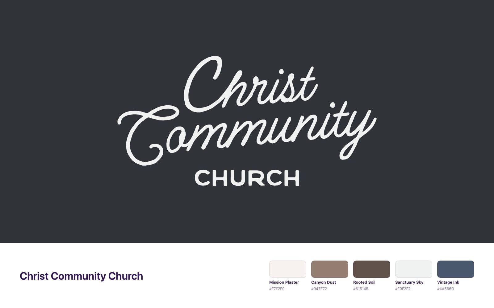 Church Media Squad brand identity work
