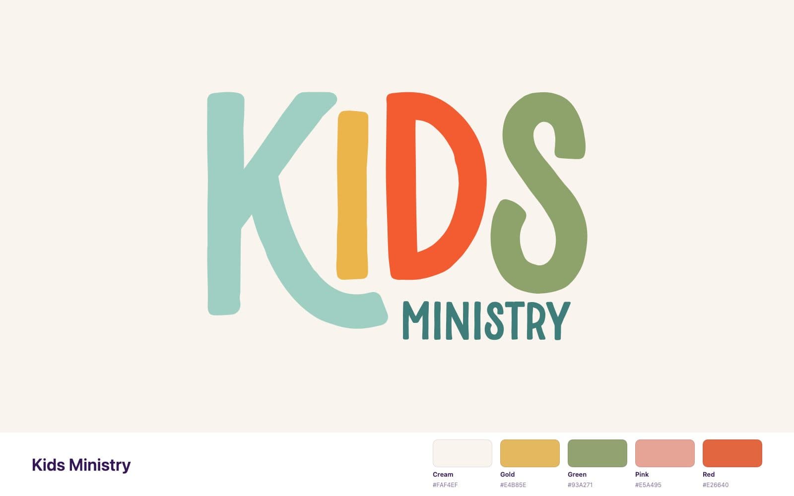 Church Media Squad brand identity work