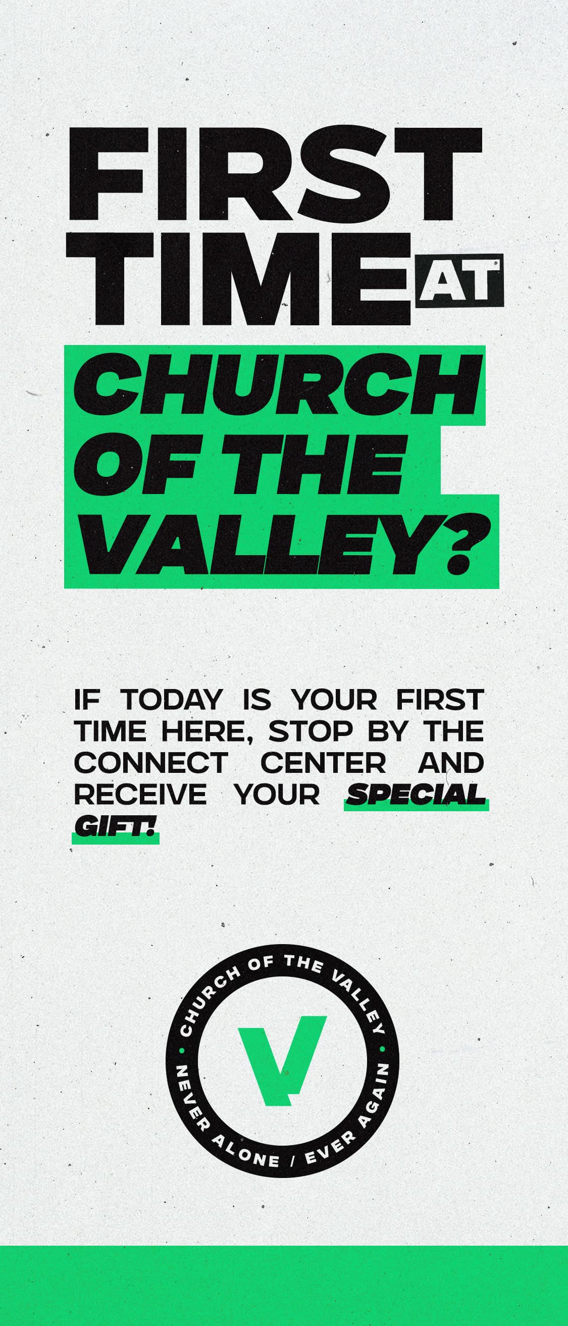 printed material for Church of the Valley