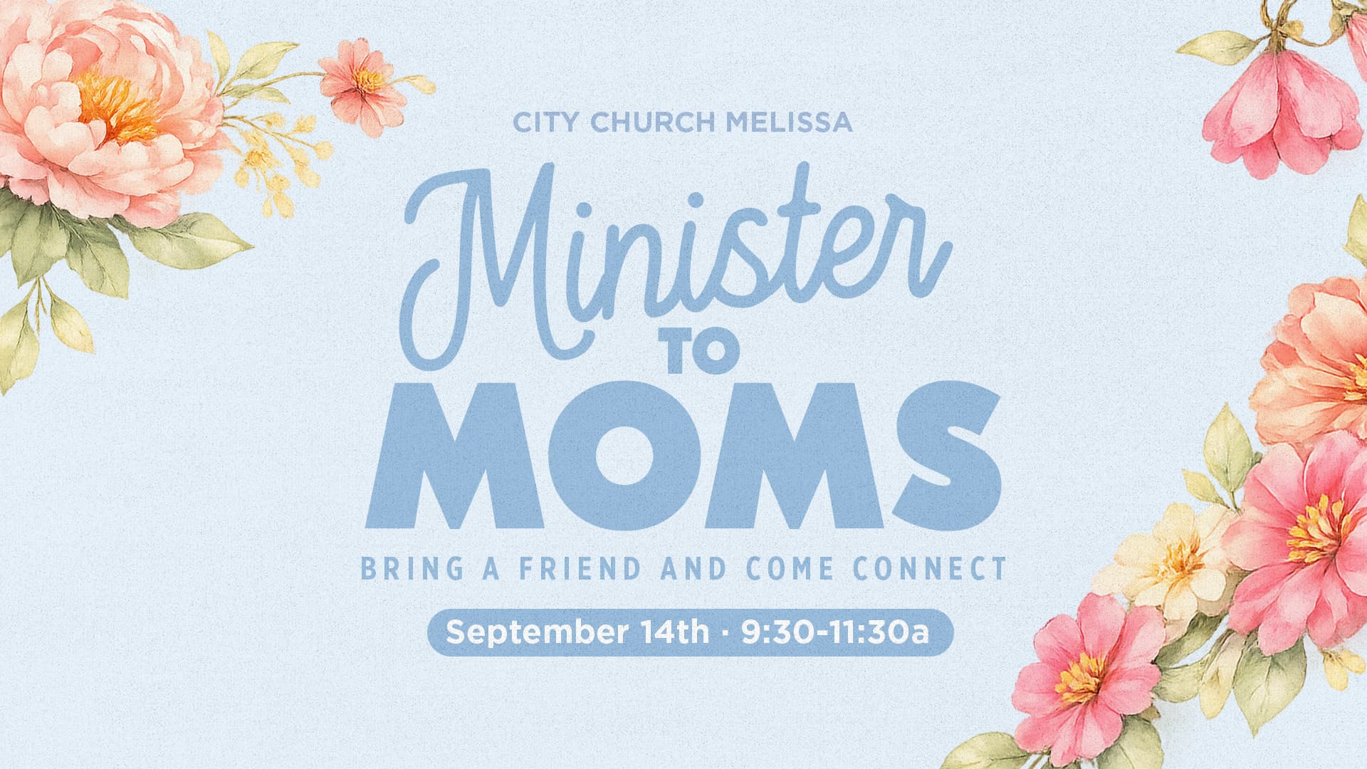 sermon and event graphics for City Church Melissa