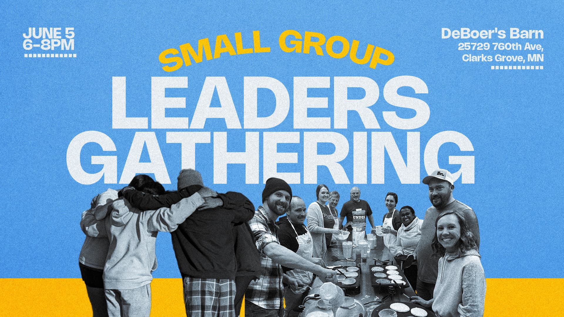 sermon and event graphics for Crossroads Church