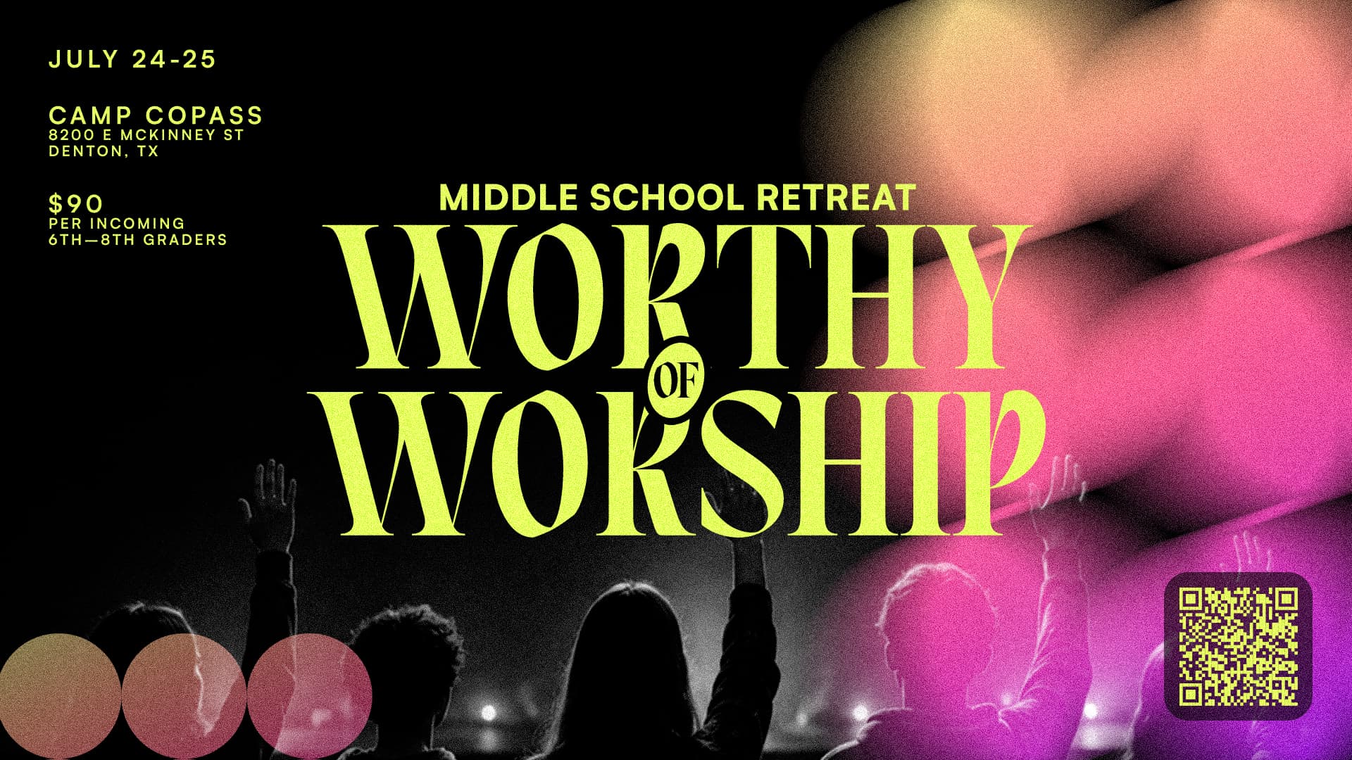 sermon and event graphics for Woodcreek Church