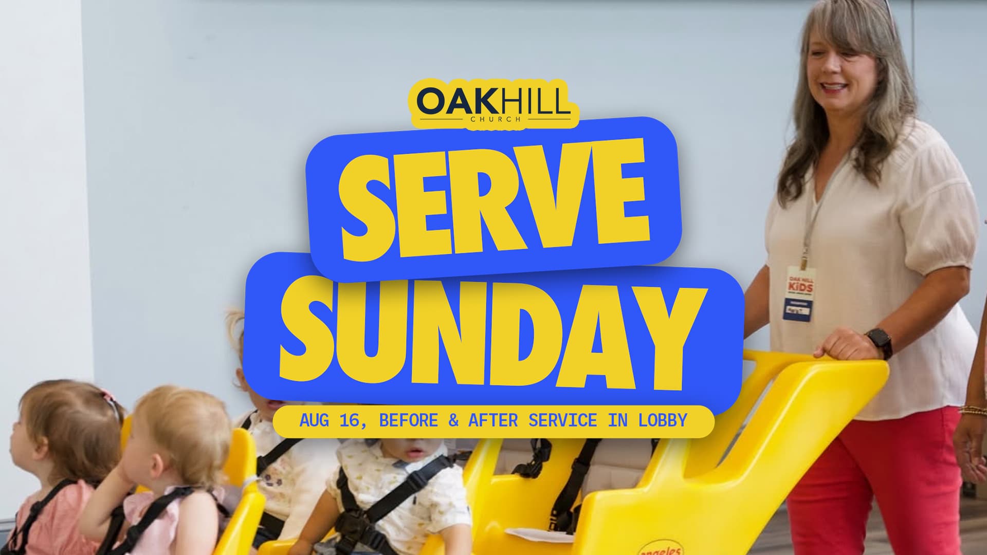 sermon and event graphics for Oak Hill Church