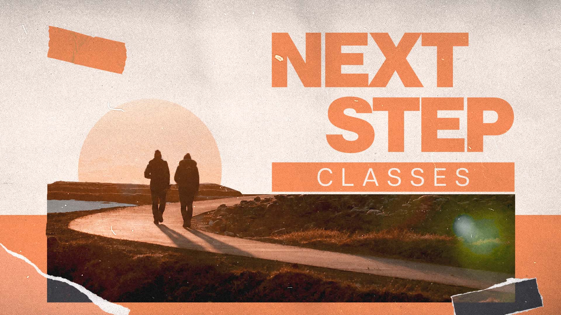 Next Step Classes Event Design, church design work for Willoughby Hills Friends Church