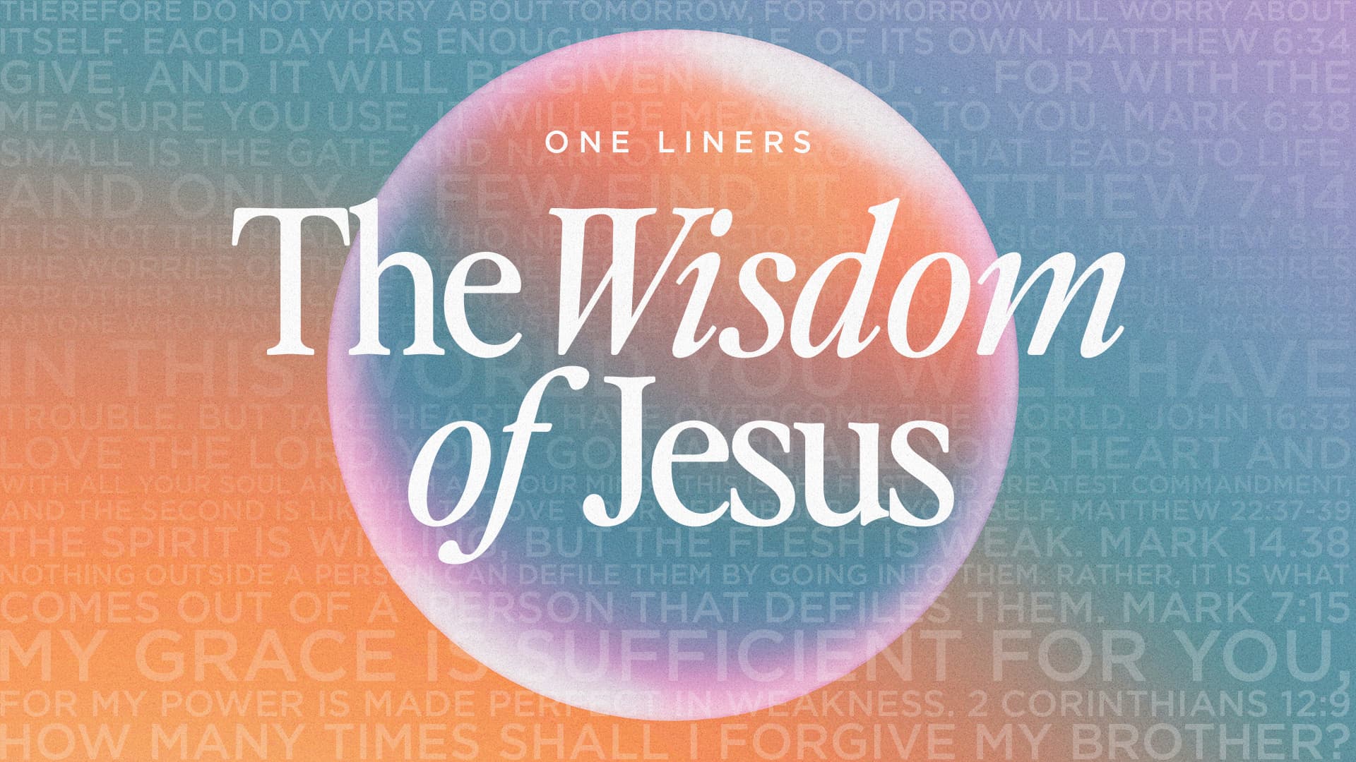 sermon and event graphics for King's Church Amersham