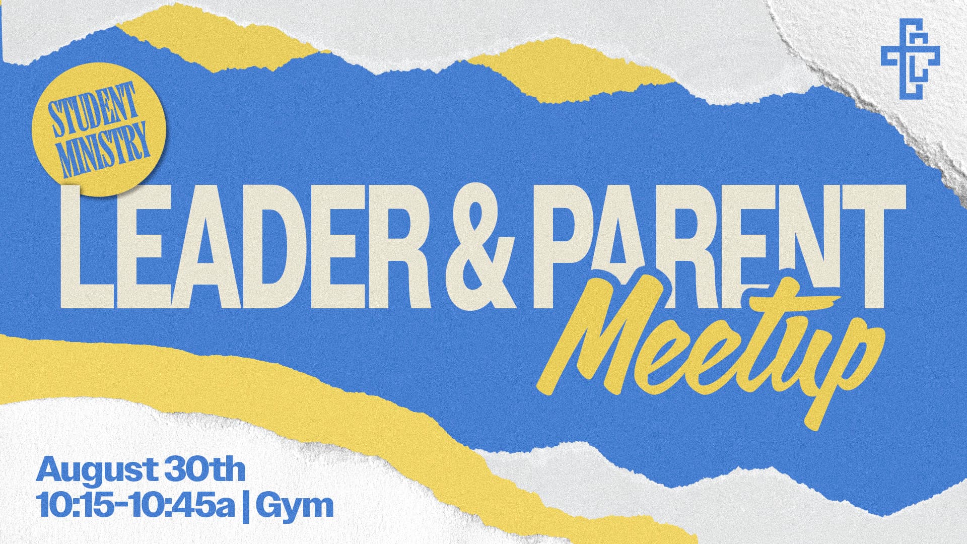 sermon and event graphics for Christ Community Church