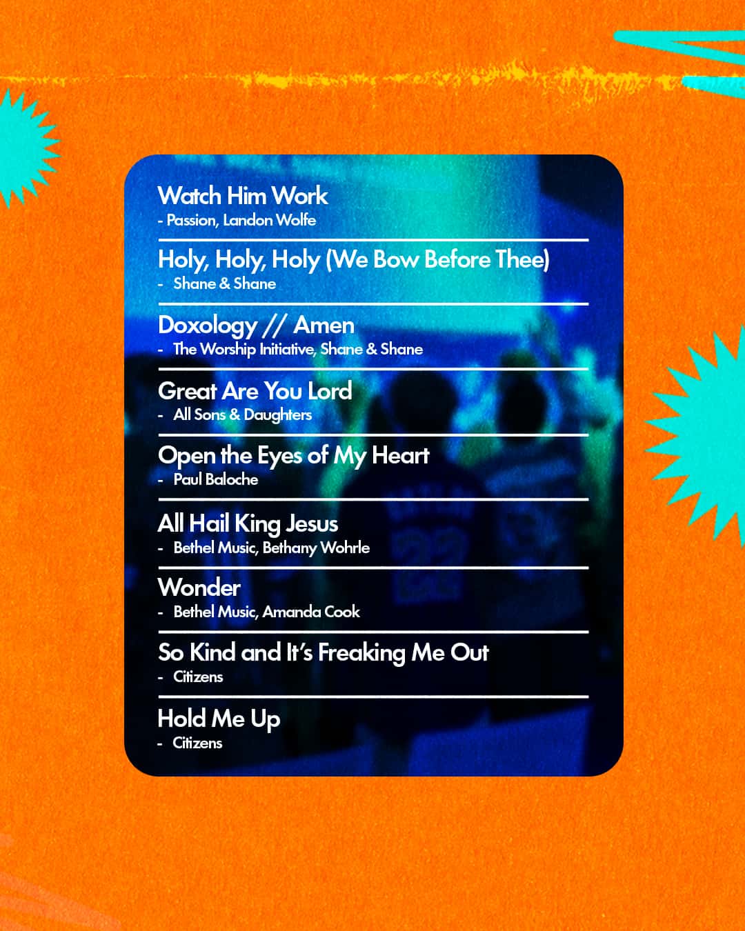 Playlist MVMNT Camp 26, church design work for Fellowship Baptist Church