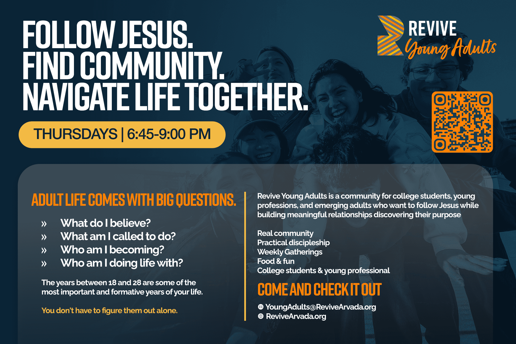 printed material for Revive Church
