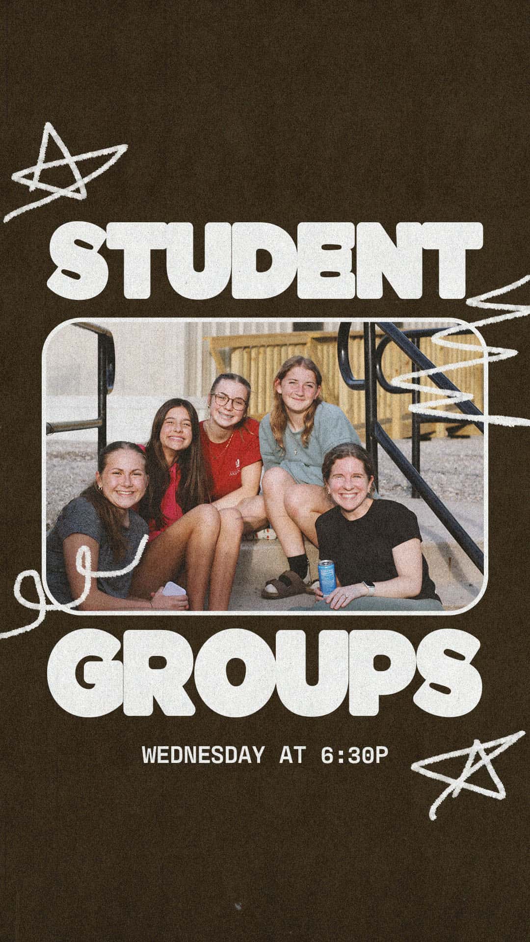 Student Group Fall Socials Social Media Design, church design work for City Church Melissa