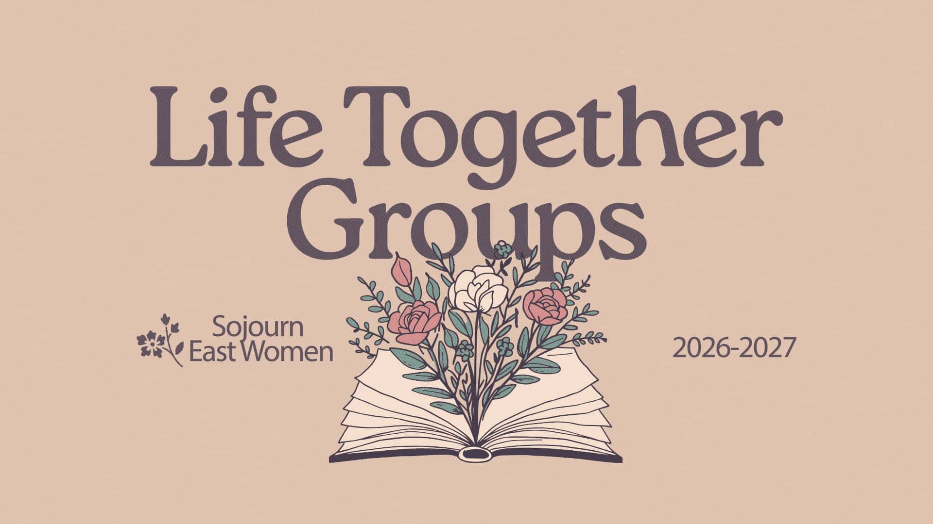 Life Together Groups Event Design, church design work for Sojourn East
