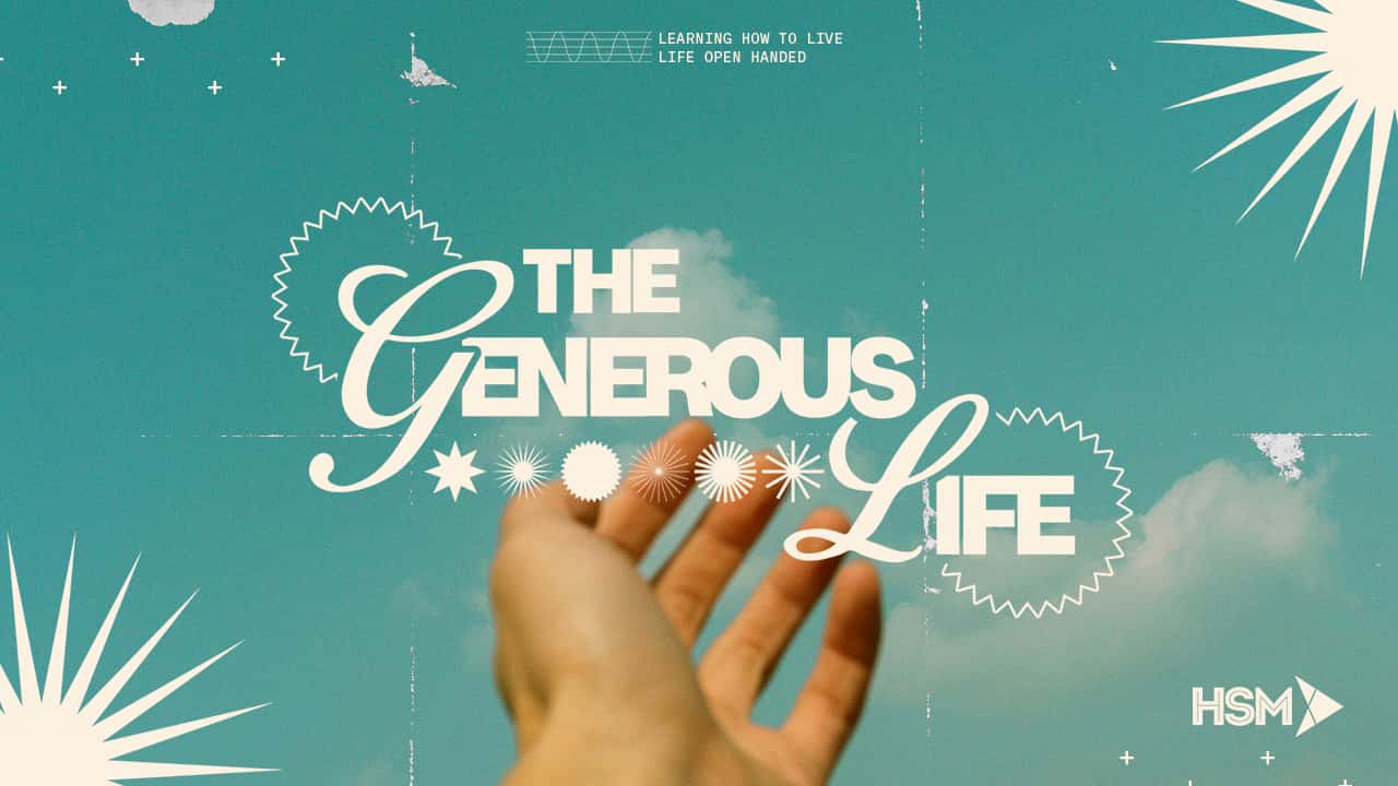 The Generous Life Sermon Design, church design work for Purpose Church