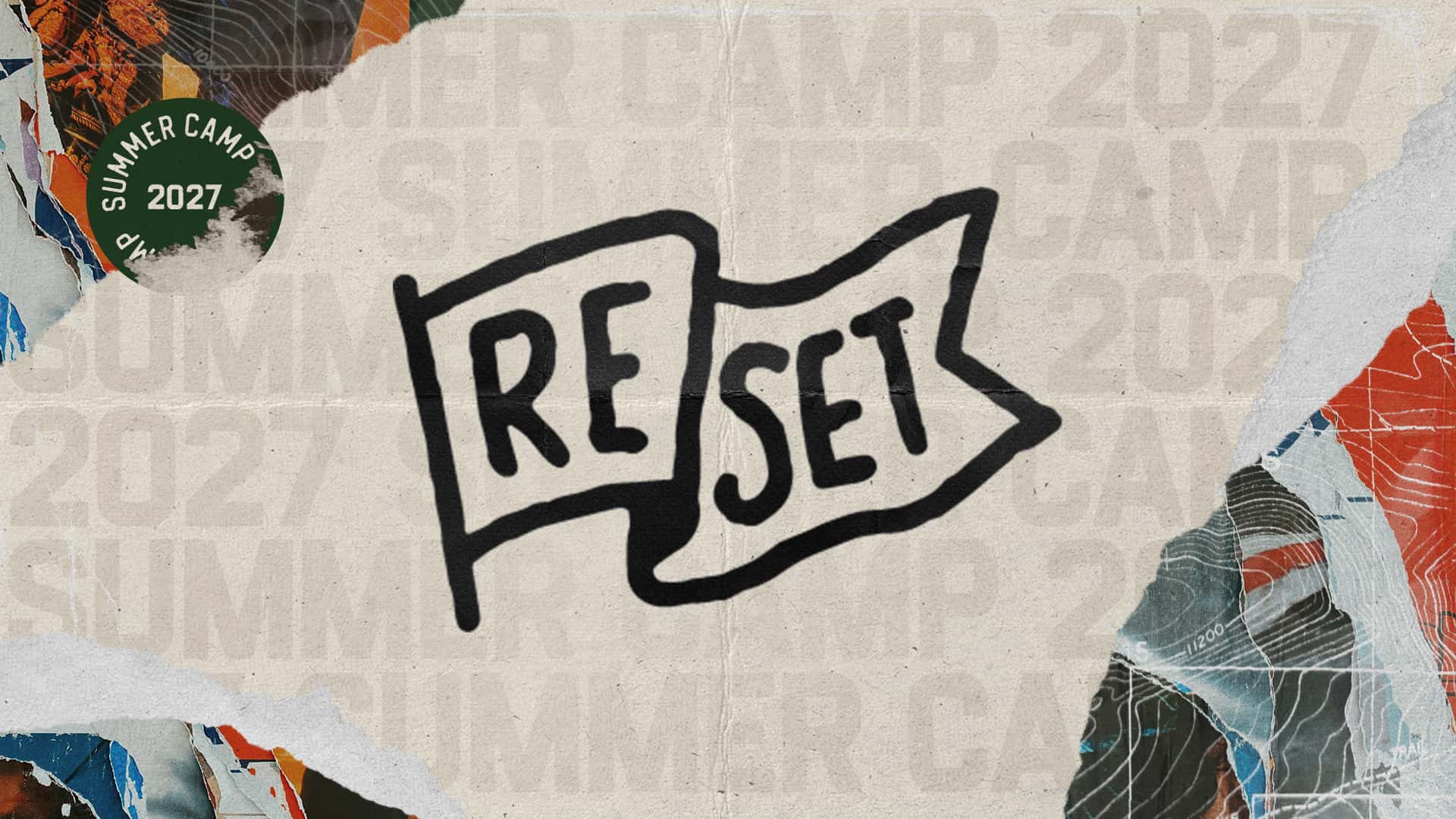 RESET SUMMER 2O27 Event Design, church design work for Northland Christian Church