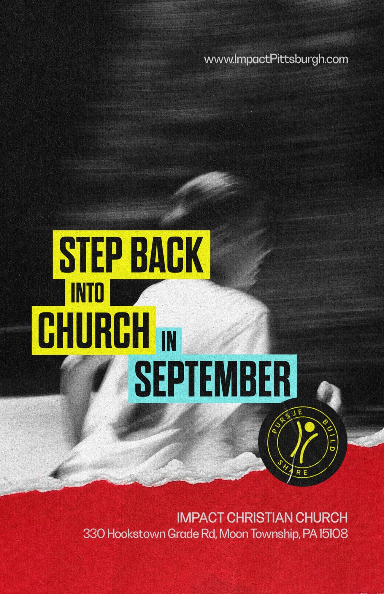 printed material for Impact Christian Church