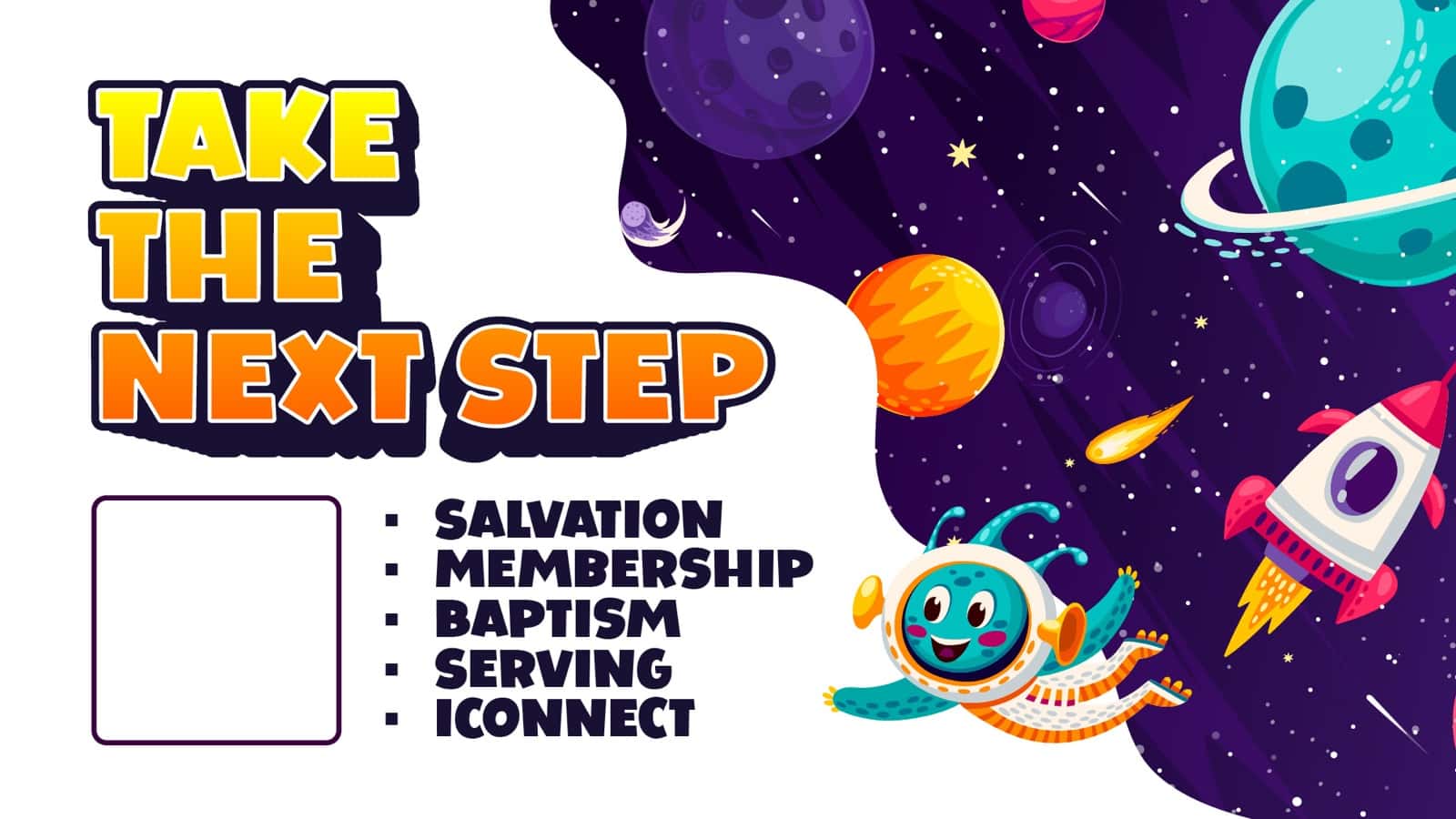 VBS Sunday Blast to The Past Welcome Slides Slides, church design work for Bahamas Faith Ministries