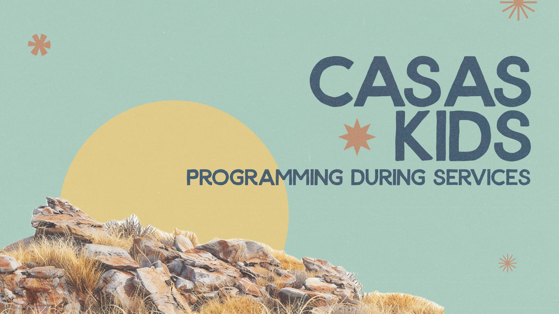 sermon and event graphics for Casas Church