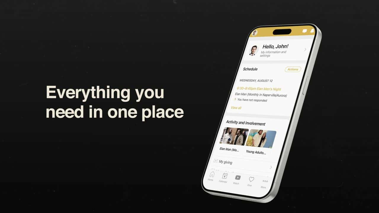 Elan Church — Church Center App