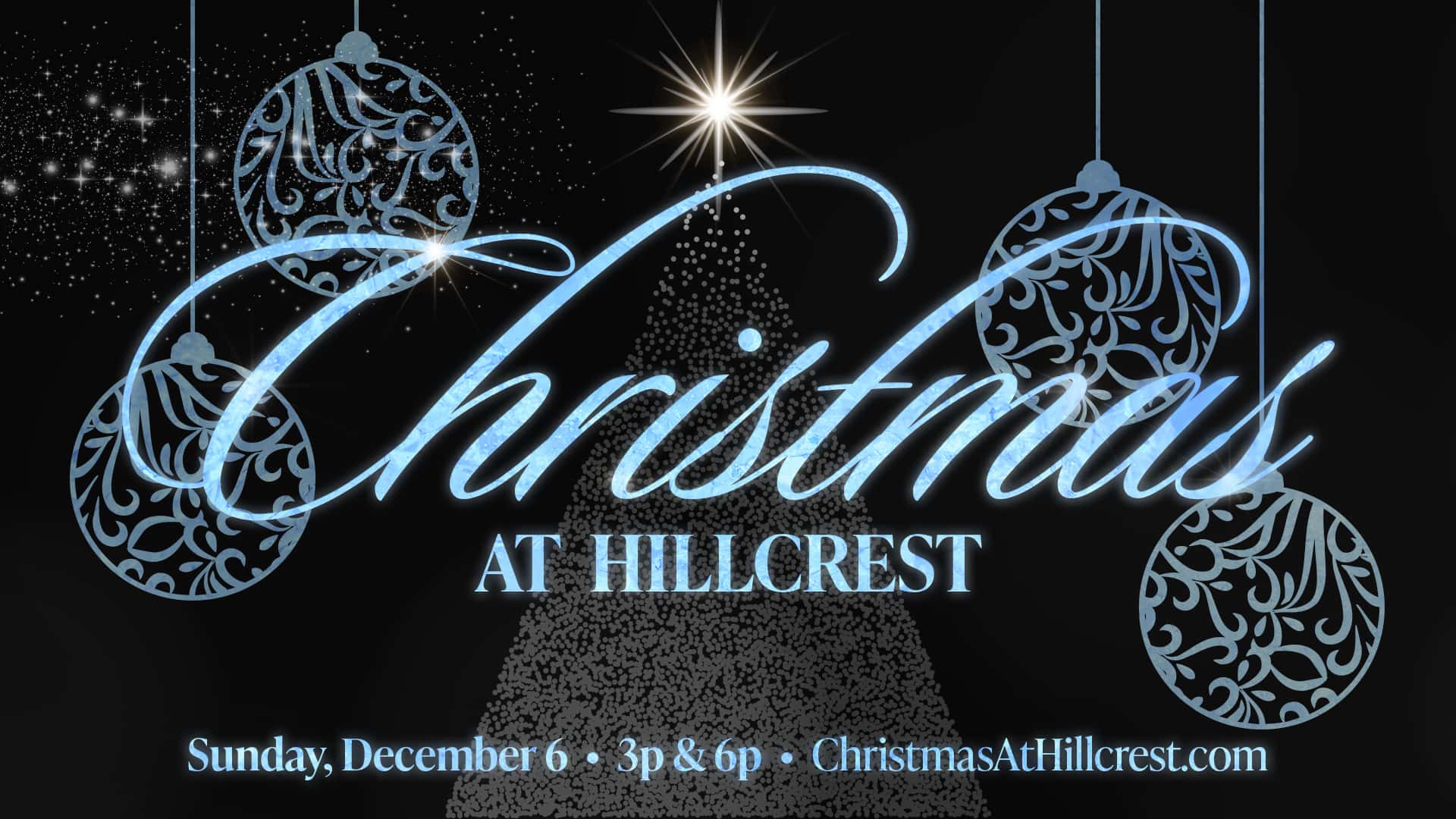 Christmas at Hillcrest Christmas Design, church design work for Hillcrest Baptist Church