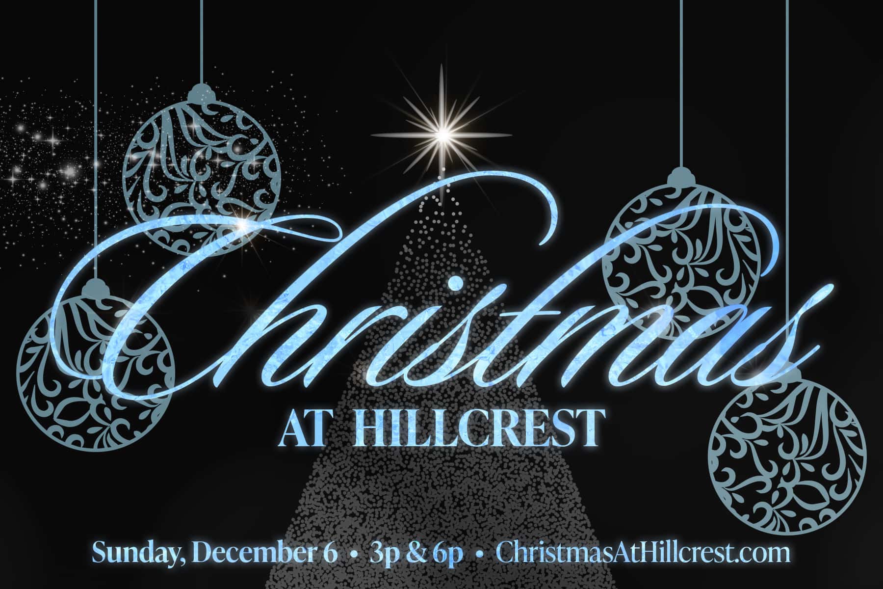 Christmas at Hillcrest Christmas Design, church design work for Hillcrest Baptist Church