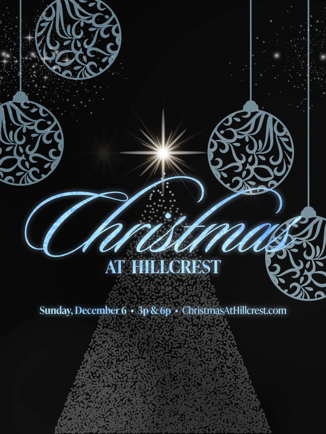 Christmas at Hillcrest Christmas Design, church design work for Hillcrest Baptist Church