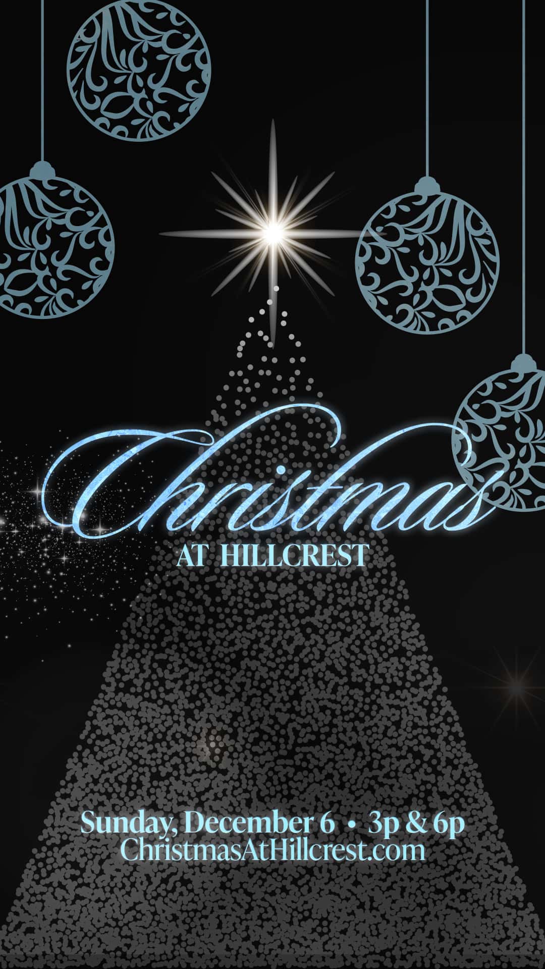 Christmas at Hillcrest Christmas Design, church design work for Hillcrest Baptist Church