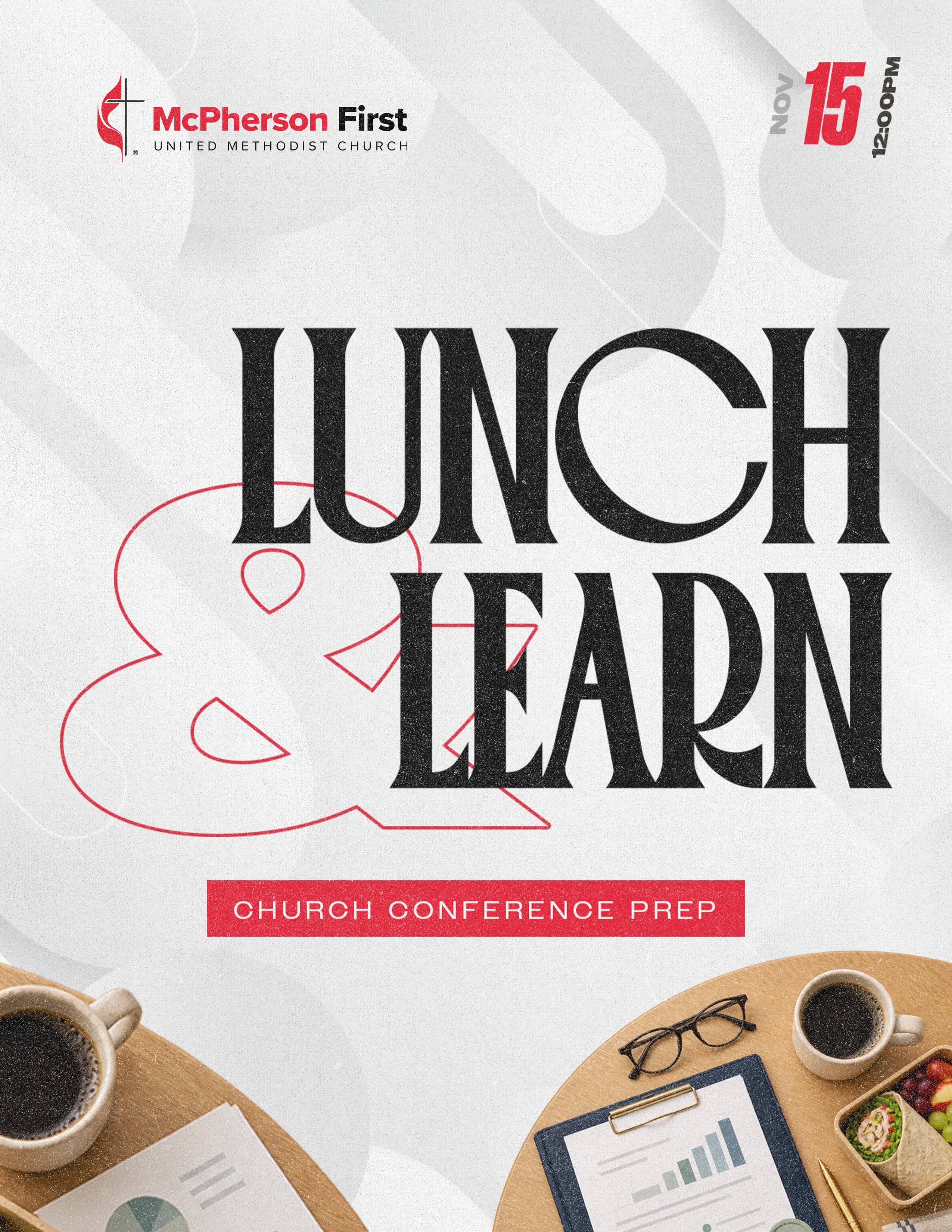 printed material for McPherson First United Methodist Church