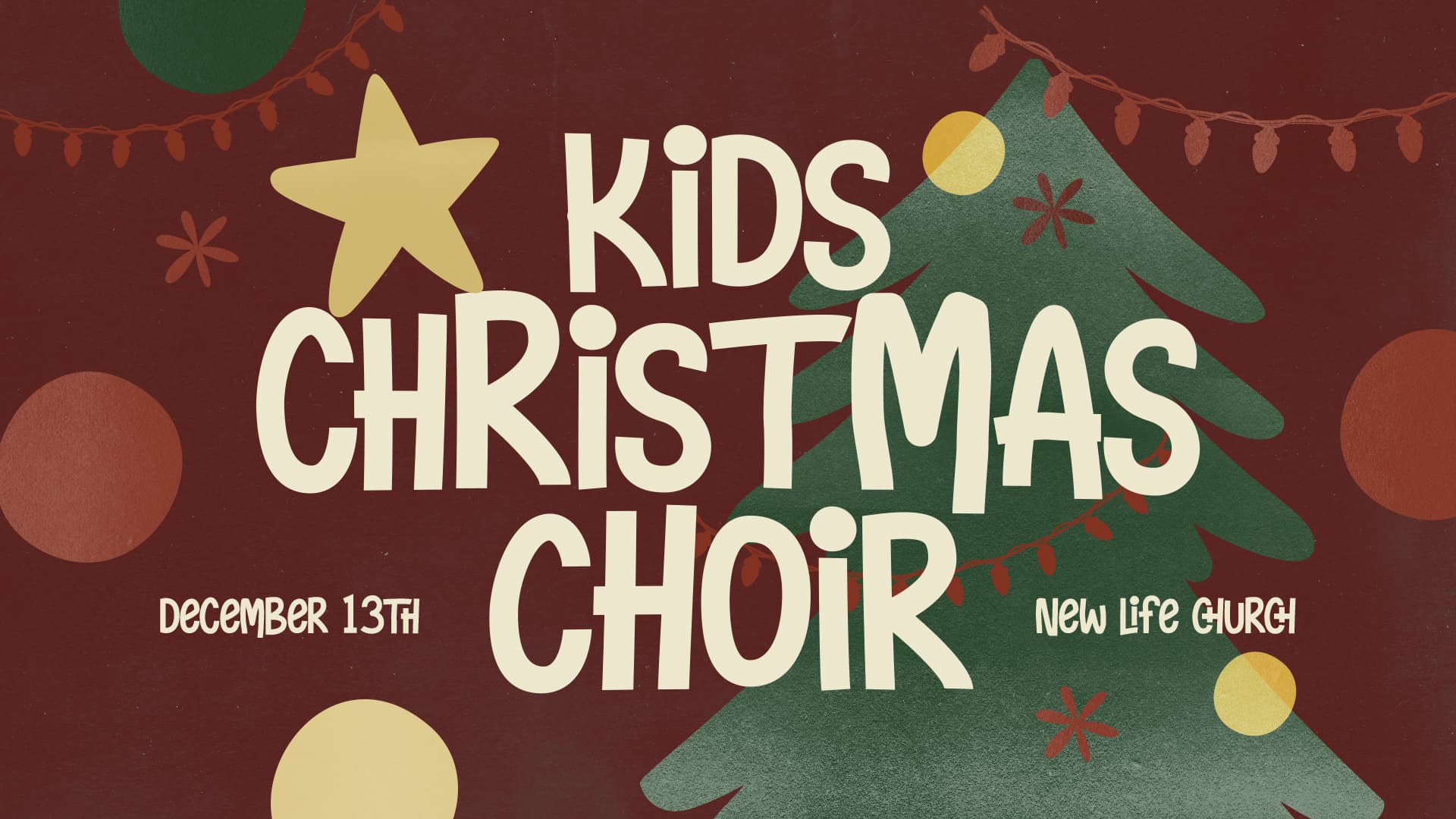 sermon and event graphics for New Life