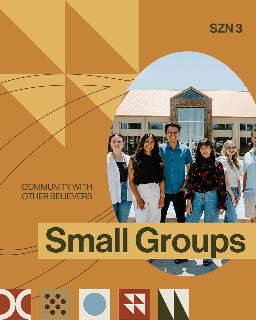 SZN 3 Groups Event Design, church design work for Canyon Hills