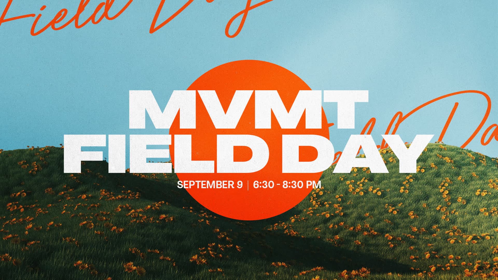 sermon and event graphics for Heartland Community Church