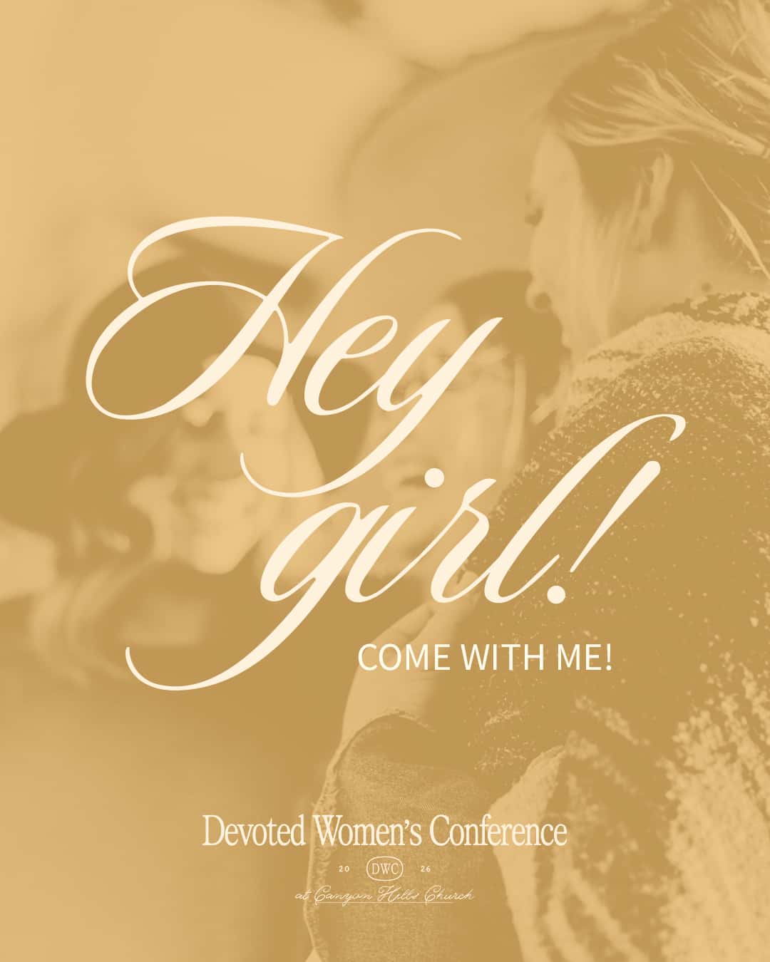 Devoted Women's Conference Invite Graphics Social Media Design, church design work for Canyon Hills