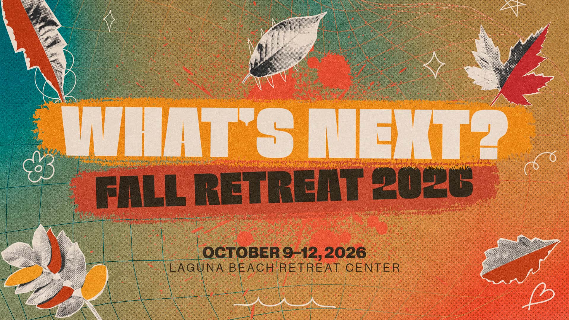 What's Next?" Realife Student Ministries Fall Retreat Event Design, church design work for North Highland Church
