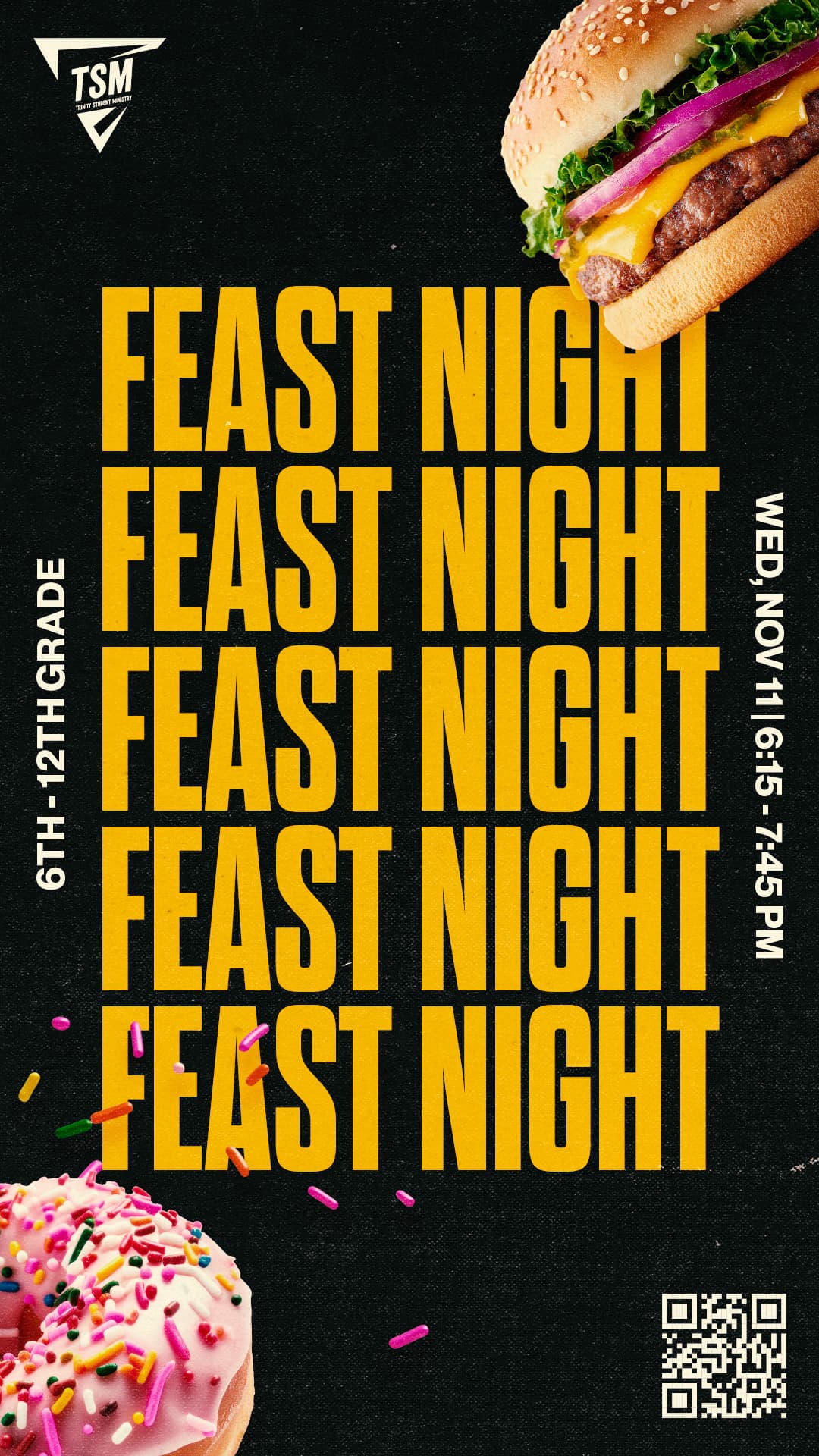 sermon and event graphics for Trinity Bible Church