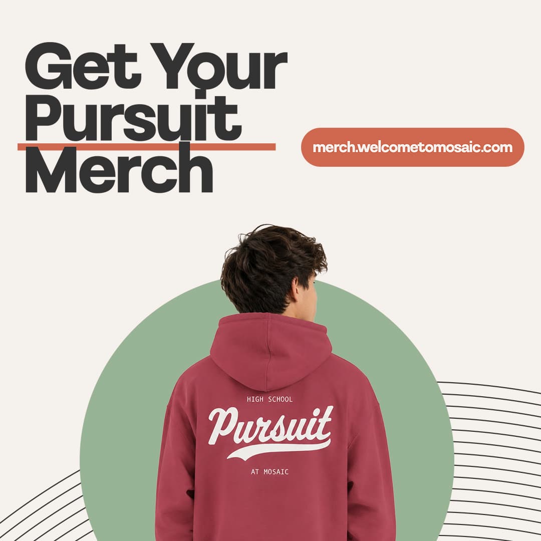 church apparel and merch for Mosaic