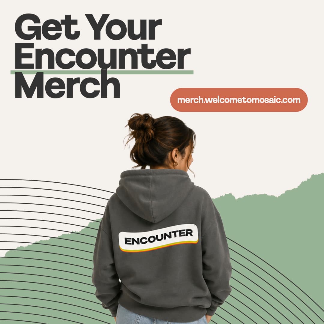 church apparel and merch for Mosaic