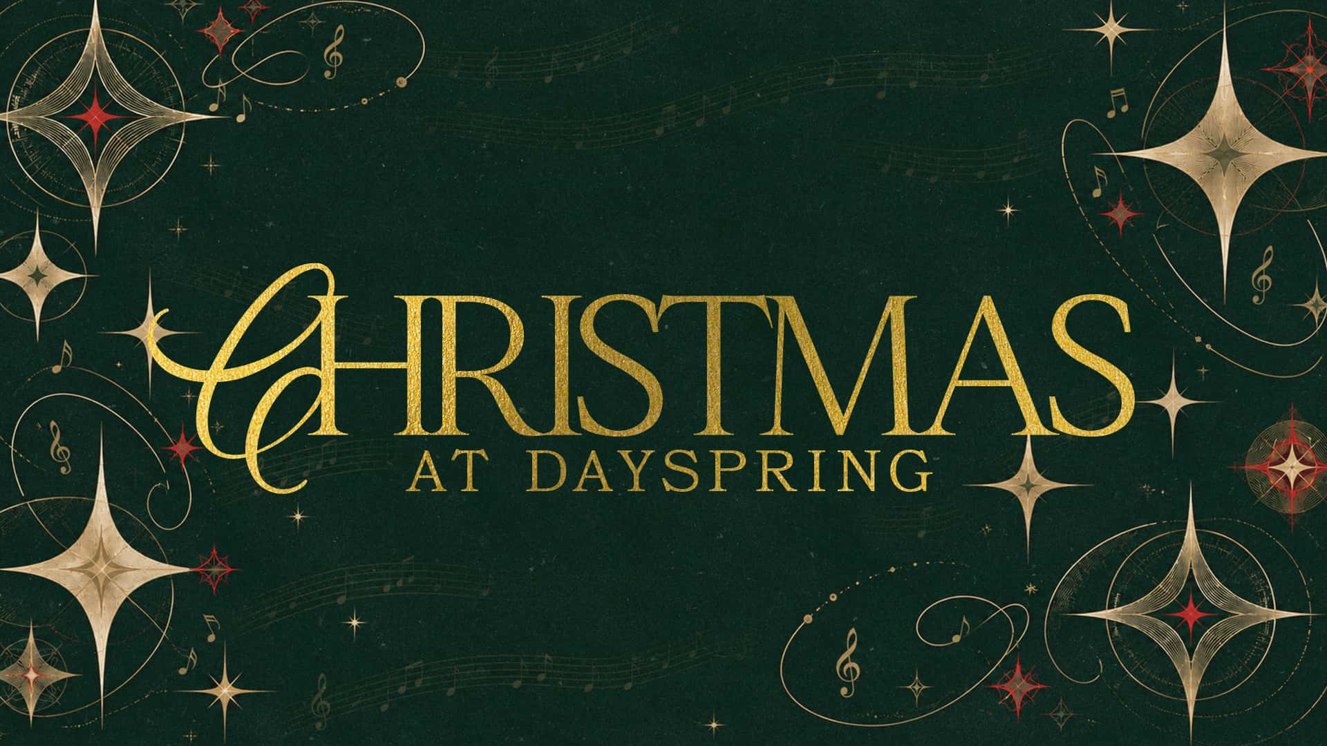 Christmas at Dayspring Christmas Design, church design work for Dayspring Church