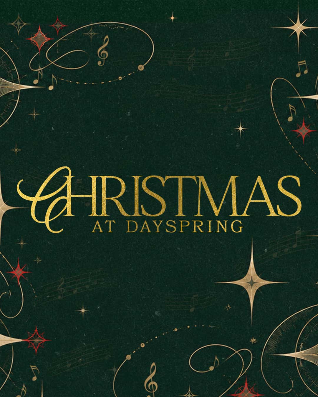 Christmas at Dayspring Christmas Design, church design work for Dayspring Church