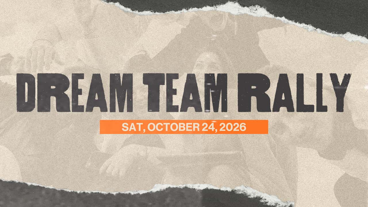 Dream Team Rally Event Design, church design work for Haven City Church