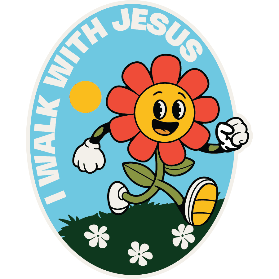 Kids in the Garden Stickers Sticker Design, church design work for Church in the Garden