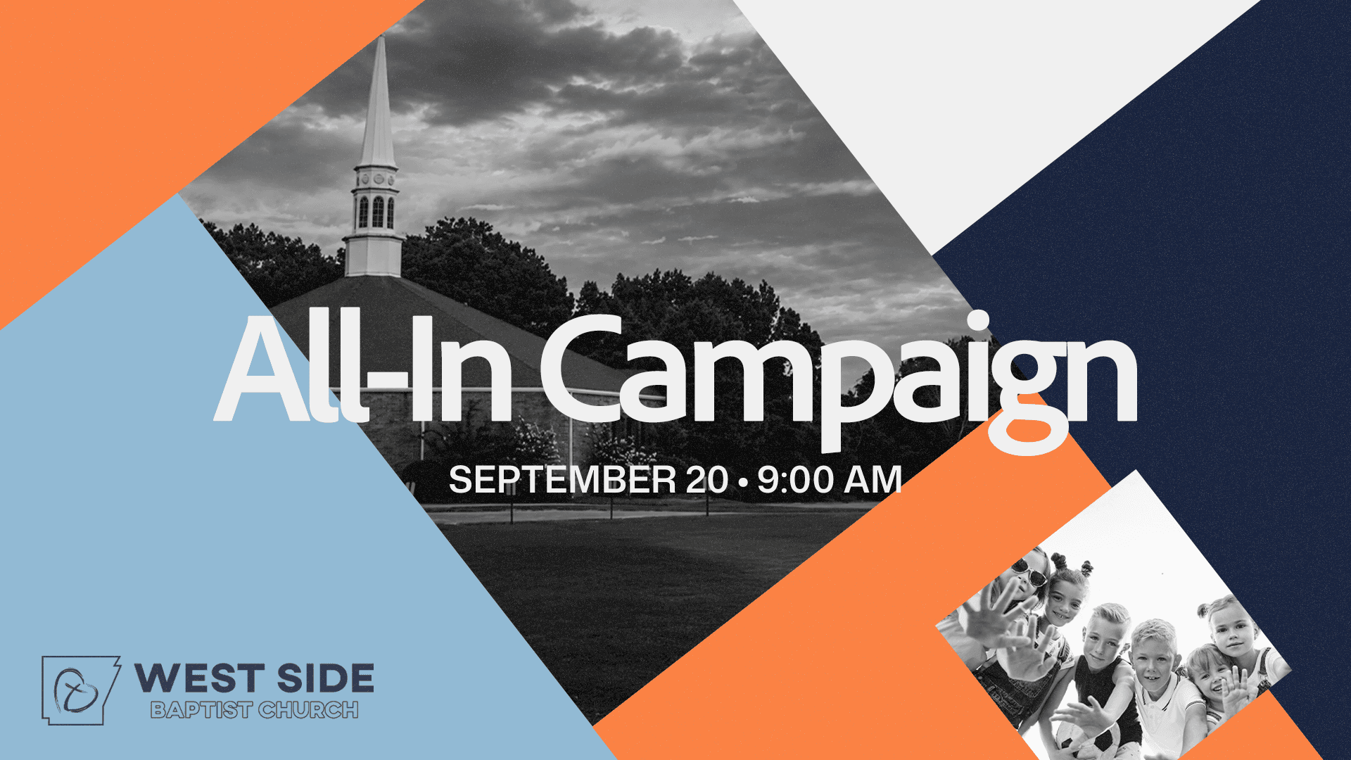 sermon and event graphics for West Side Baptist Church