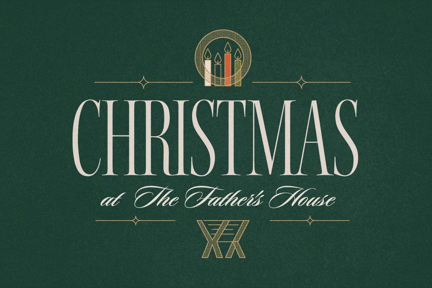 Christmas at The Father's House Christmas Design, church design work for The Father's House SF
