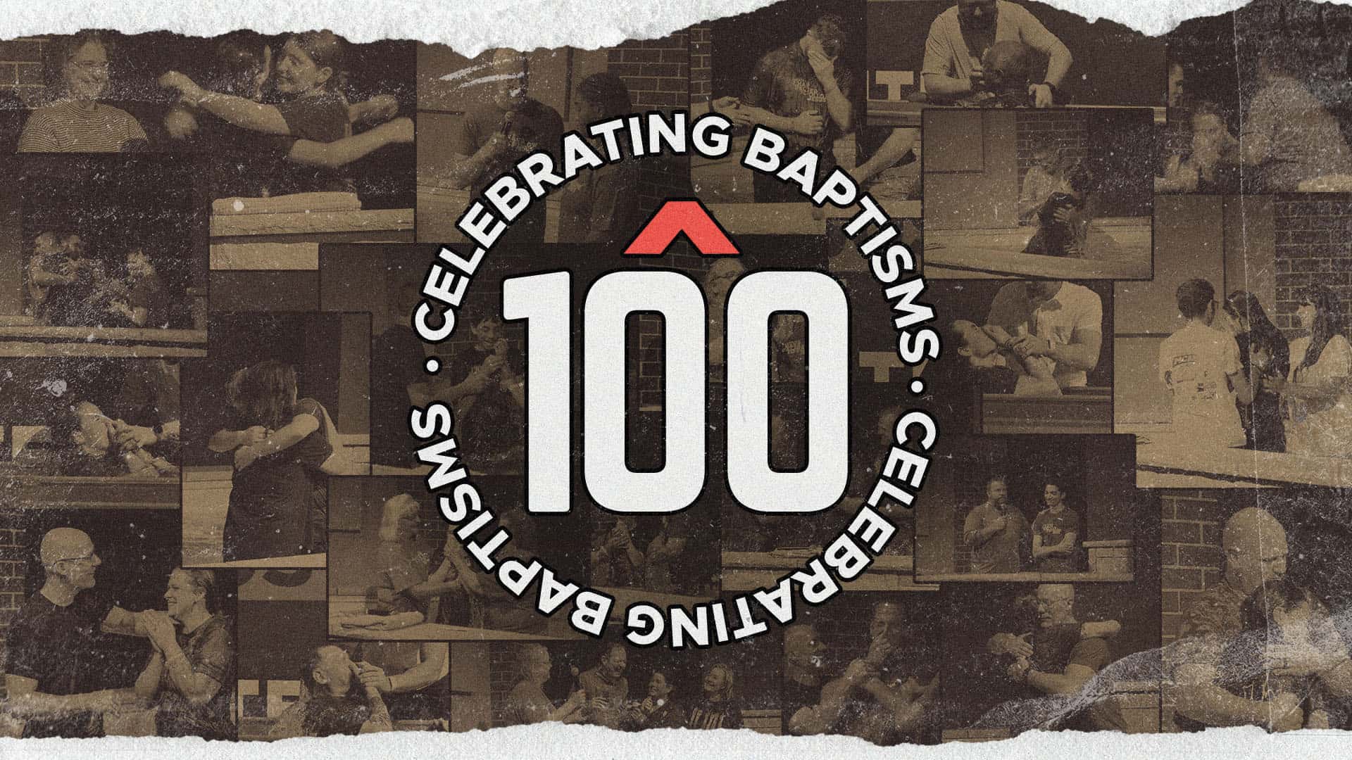 Celebrate 100 Baptisms Slides, church design work for Northland Christian Church