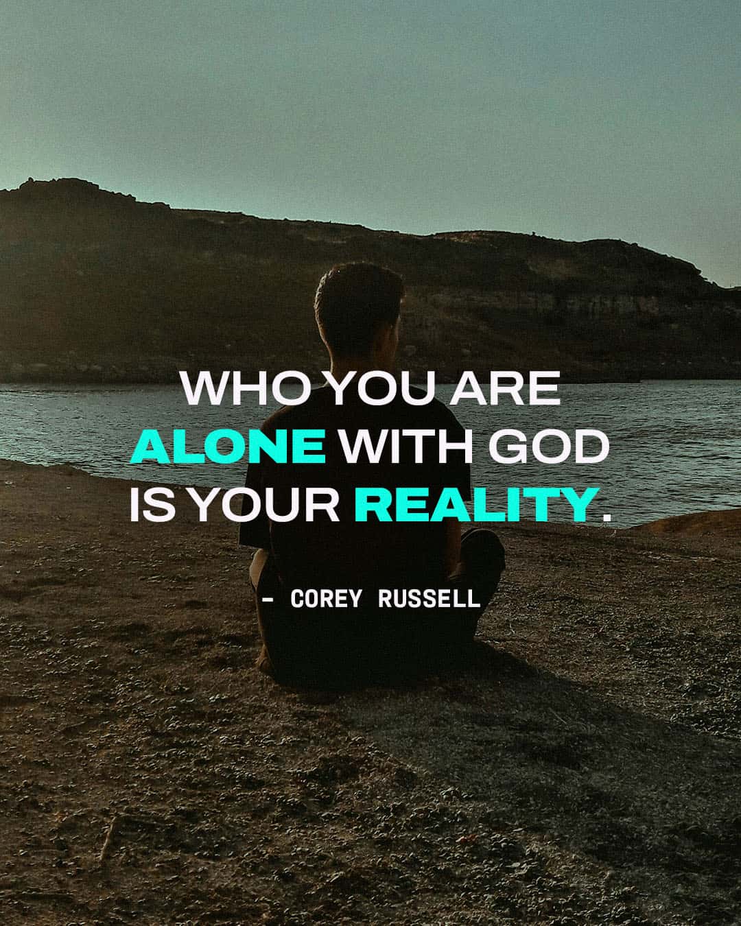 Quotes Baptism in the Holy Spirit Corey Russell Social Media Design, church design work for Hungry Generation Church