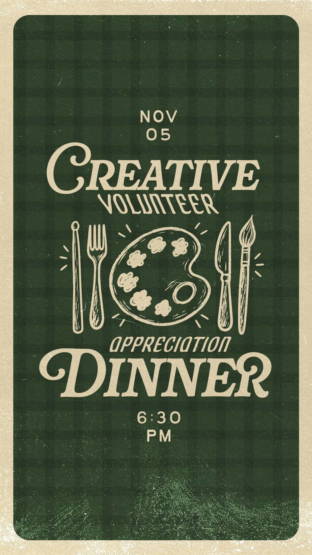 Creative Volunteer Appreciation Dinner Event Design, church design work for Citipointe Church Northern Colorado