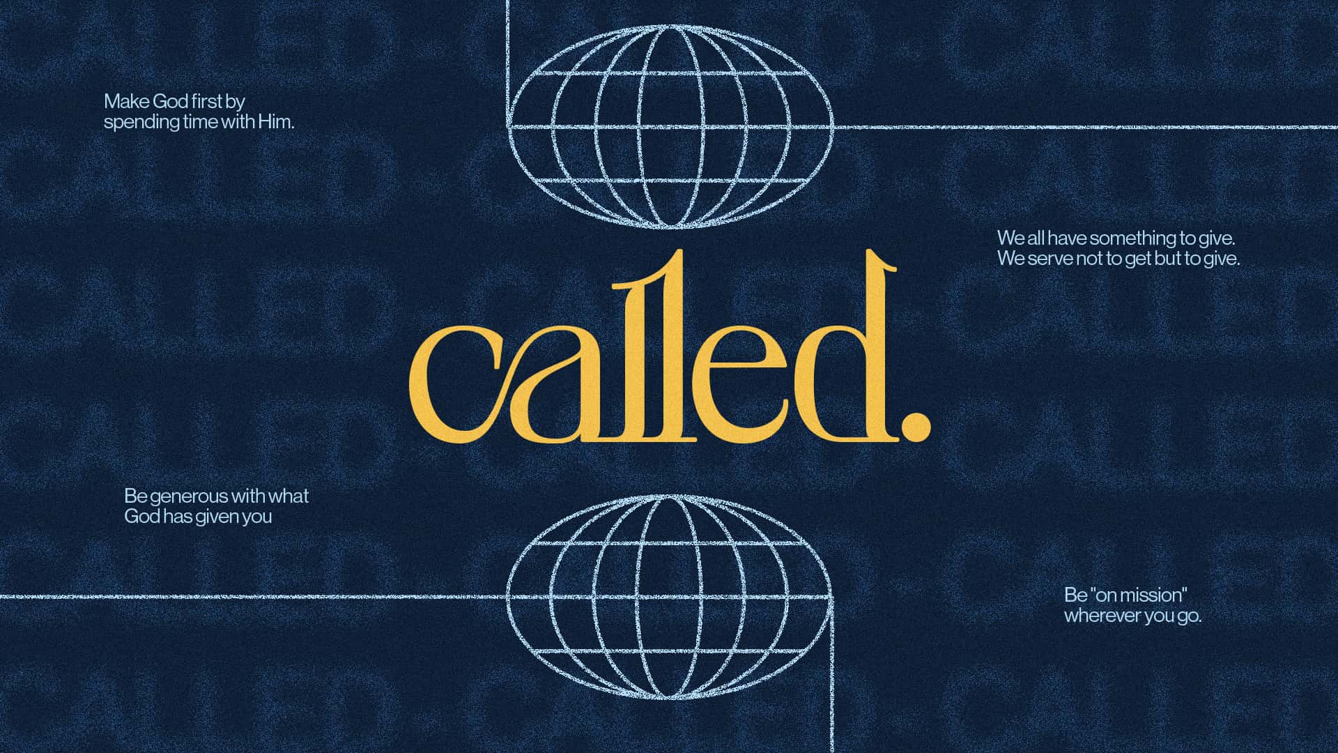 Gateway Fellowship — Youth "Called" sermon series - Sermon Design