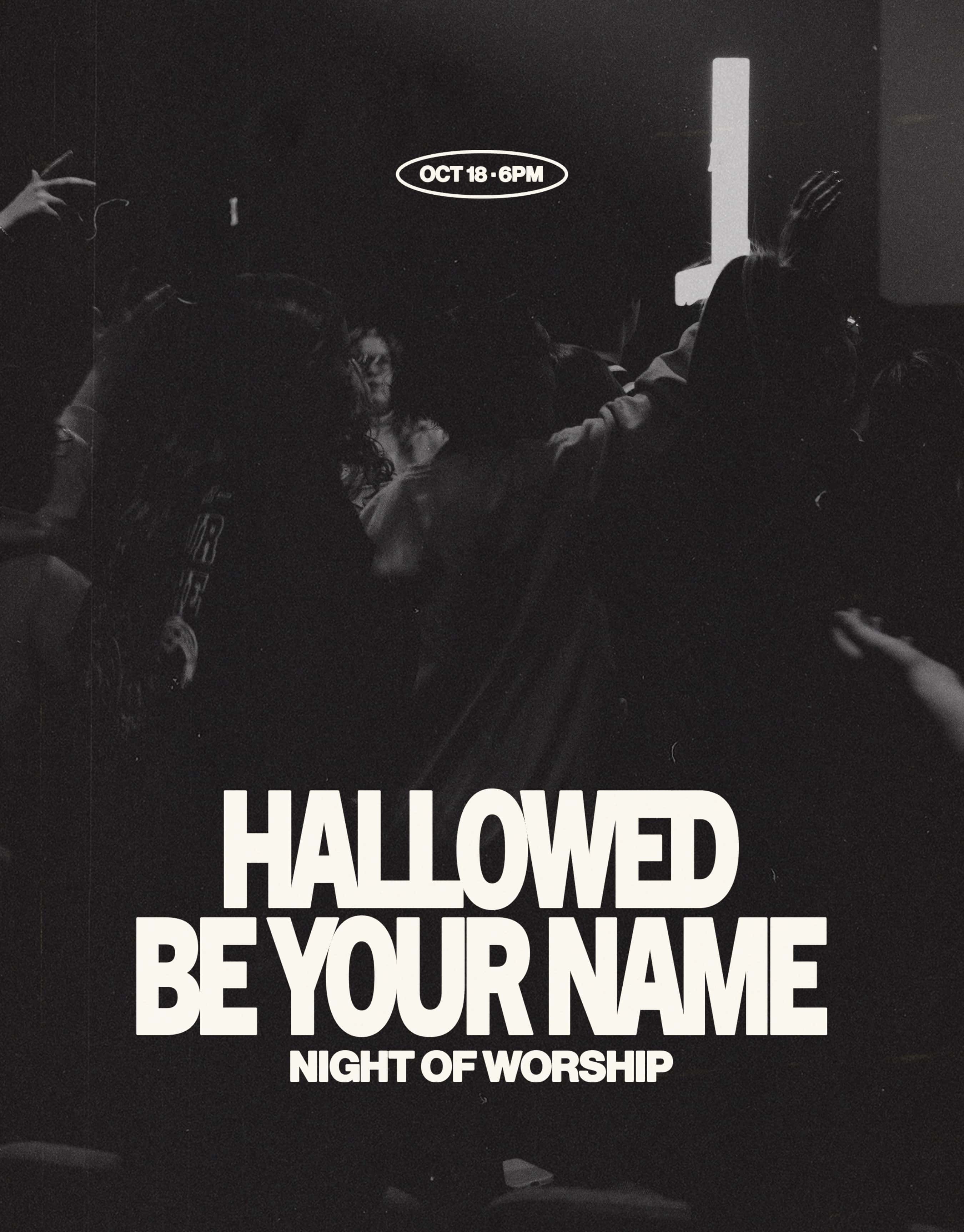 Hallowed Be Your Name Worship Night Event Design, church design work for Maple City Chapel