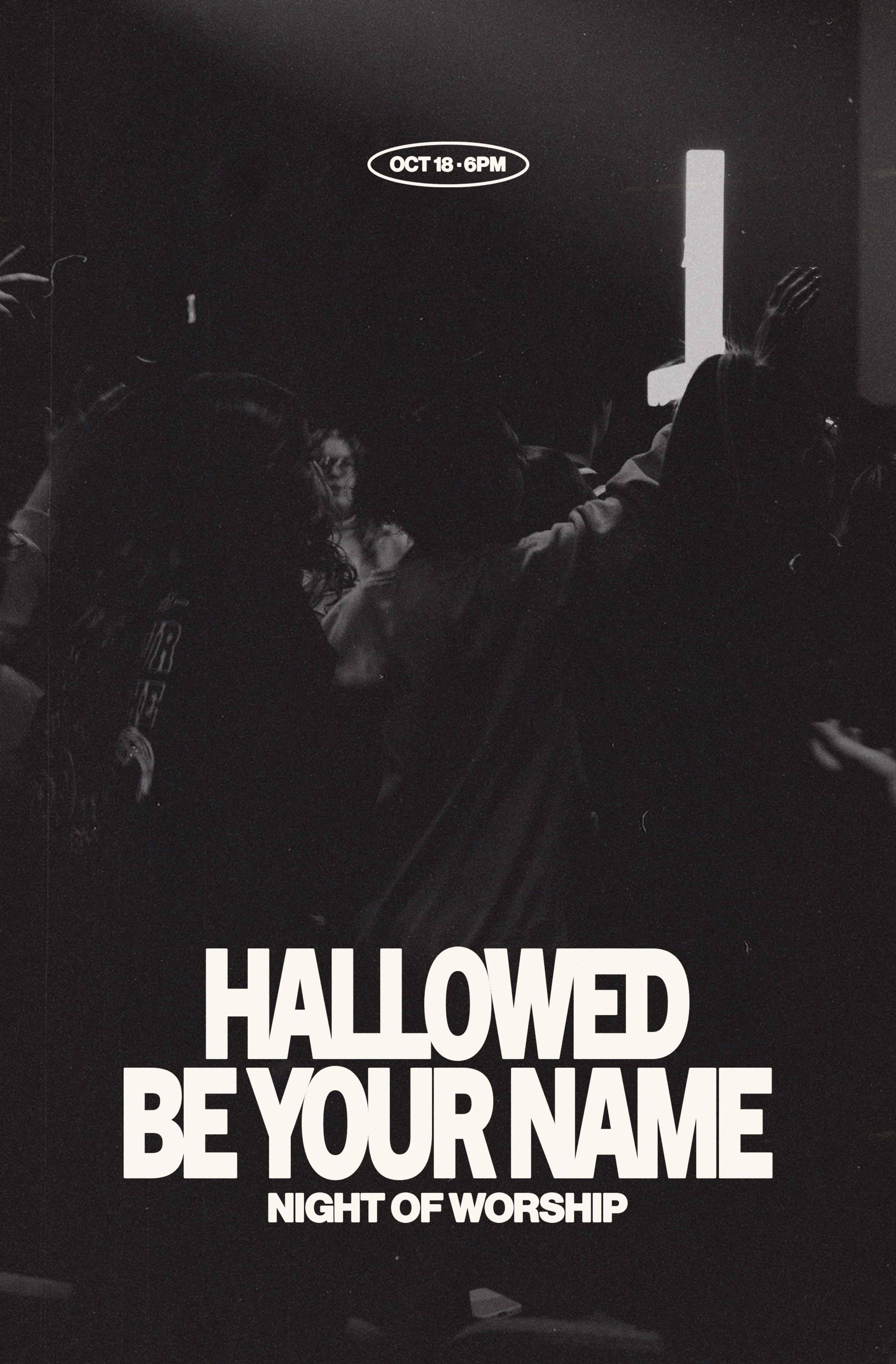 Hallowed Be Your Name Worship Night Event Design, church design work for Maple City Chapel