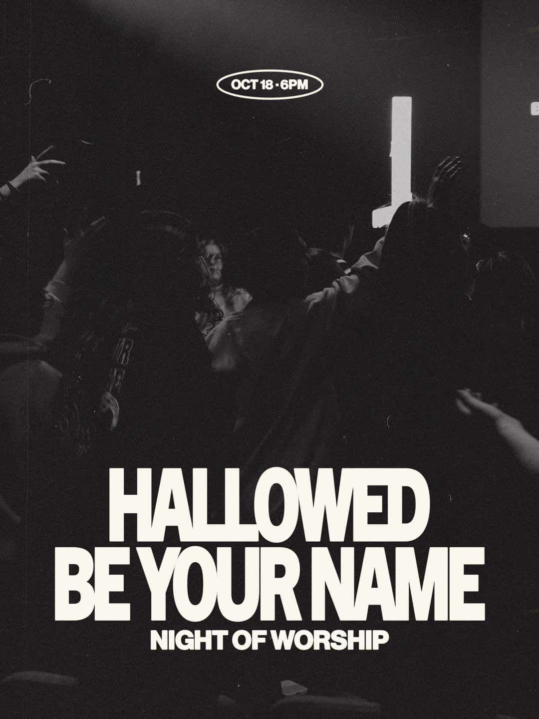 Hallowed Be Your Name Worship Night Event Design, church design work for Maple City Chapel